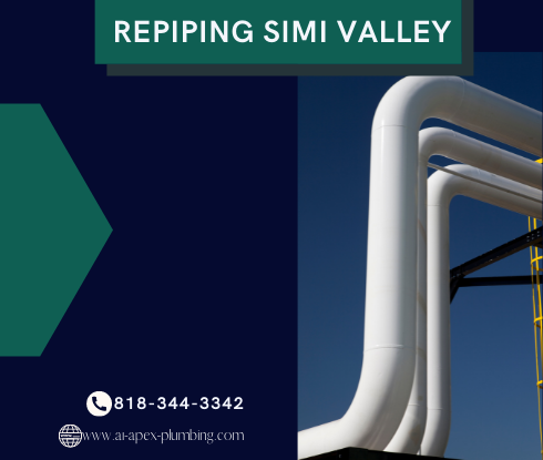 Repiping water lines in Simi Valley